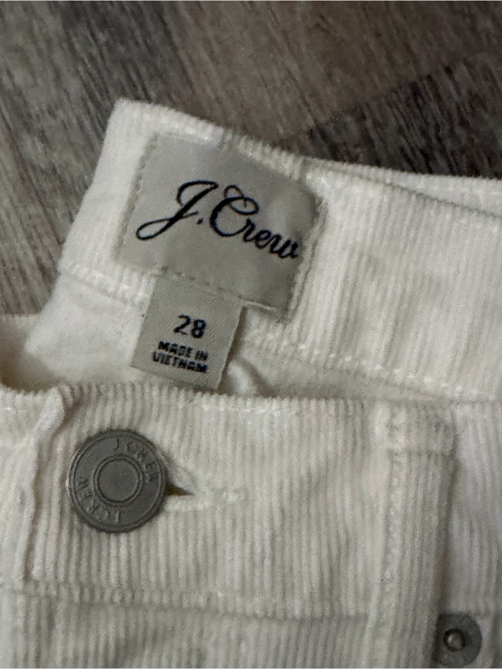 J. Crew Vintage Slim Straight Cordouy Pant Size 28 - Picture 9 of 9